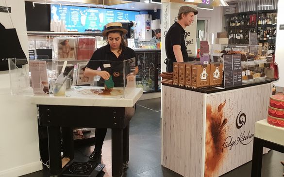 Fudge Kitchen's Pop-Up shop in Harvey Nichols Knightsbridge Fudge Kitchen's Pop-Up shop in Harvey Nichols Knightsbridge