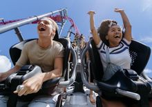Warner Bros. Movie World DC Rivals HyperCoaster on the Gold Coast