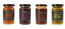 Shaws Everyday Range of Chutneys & Relishes, national availability in Morrisons
