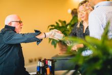 Stephen Barrett - showing Chateau Ksara (Lebanon) wines