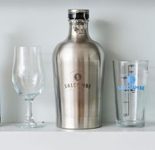 2 litre Engraved Growler (£30) Branded pint glasses (£10 for 2) Branded stemmed glasses (£12 for 2)