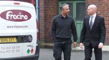 Driving forces: Adrian Maxwell (left) with John McGinnell