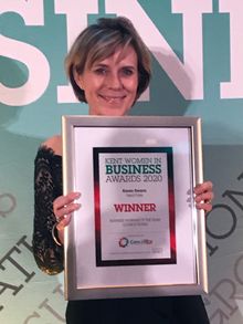 Karen Deans, field. fare MD wins KWIBA's Business Woman of the Year