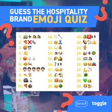 Can you work out the 30 hospitality brands and businesses?