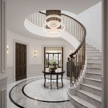 The OWO - residence stairwell - Image credit Grain London