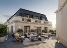 The OWO apartment terrace - Image credit Grain London