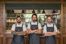 The Homage restaurant team that has been awarded two chefs hats in 2022