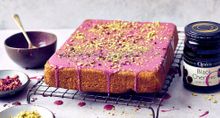 Kirsch Cherry Tray Bake