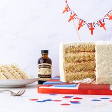 Lindsay Cairns wins Delicious magazine competition from Nielsen-Massey Vanillas, with her coconut sponge recipe in honour of the Queen's Jubilee.