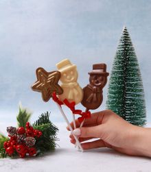 Cocoba Christmas Chocolate Lollipops