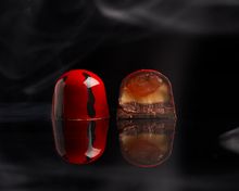 Soko Patisserie chocolates halloween smoke Pumpkin Cheesecake with A Gory Design 3