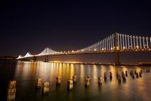 The Bay Lights at the Bay Bridge