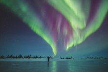 Northern Lights in Churchill, Manitoba 