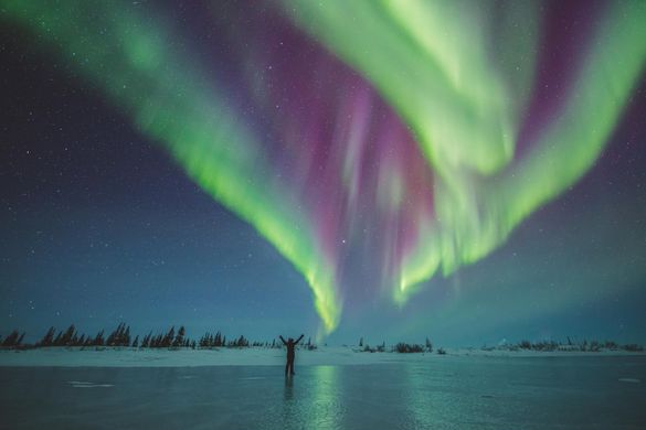 Northern Lights in Churchill, Manitoba Northern Lights in Churchill, Manitoba