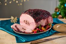 DukesHill Cranberry Glazed Wiltshire Ham with Pork & Cranberry Stuffing - Whole Ham