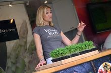 Sarah Kennedy, Lusso Leaf, talks microgreens and vertical farming at Winchester Food Festival