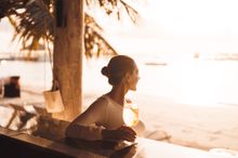 Afternoon drinks at the BAR-Aveli Beach Bar beckon at Kandooma Maldives.