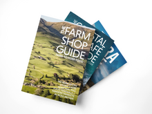 The 'Surf, Turf, and Tarmac' book trio: The Farm Shop Guide, The Coastal Café Guide, and The Extra Mile