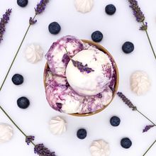 Bears Blueberry, Lavender Jam and Meringue Swirl Ice Cream