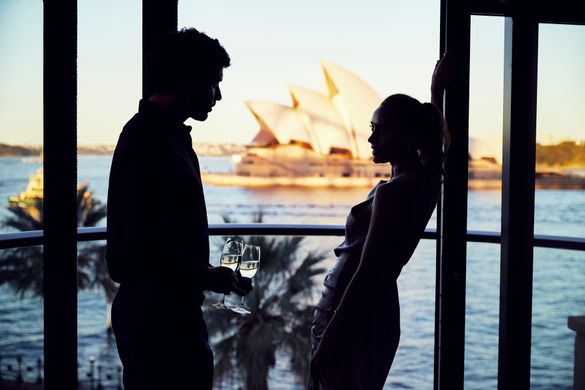 Sunset Views From Park Hyatt Sydney's Room Balcony