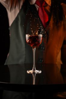 Masala Manhattan is a modern reinterpretation of the classic Manhattan.