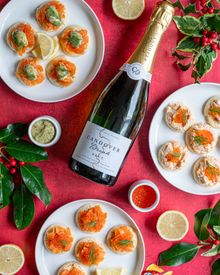 Candover Brook & ChalkStream® Canapé Box (contents protrait)