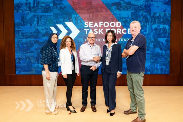 Left to right: Siti Masithah (Ita), Senior Programme Manager, The Seafood Task Force; Rita Sahyoun, Ocean Expert, WWF France; Martin Thurley, Executive Director, The Seafood Task Force; Kattika Songkrasin (Joy), Sustainability Manager - Asia, Accor; Laure