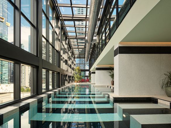 Hannah St Hotels' 20m indoor pool is a showstopper.