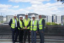 LtoR - Jordan Wind - COO of TP Dynamics, Tony Pan - Founder of TP Dynamics, ACT Chief Minister Andrew Barr MLA, Ahmad Aboud - CFO of Ghassan Aboud Holdings, Geoff York - CEO of Crystalbrook Collection