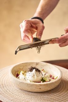Burrata with Fresh Truffle