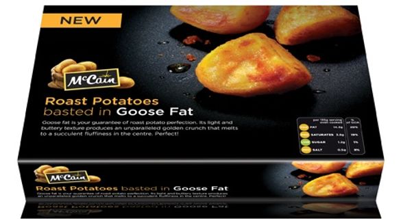 McCain Roast Potatoes basted in Goose Fat