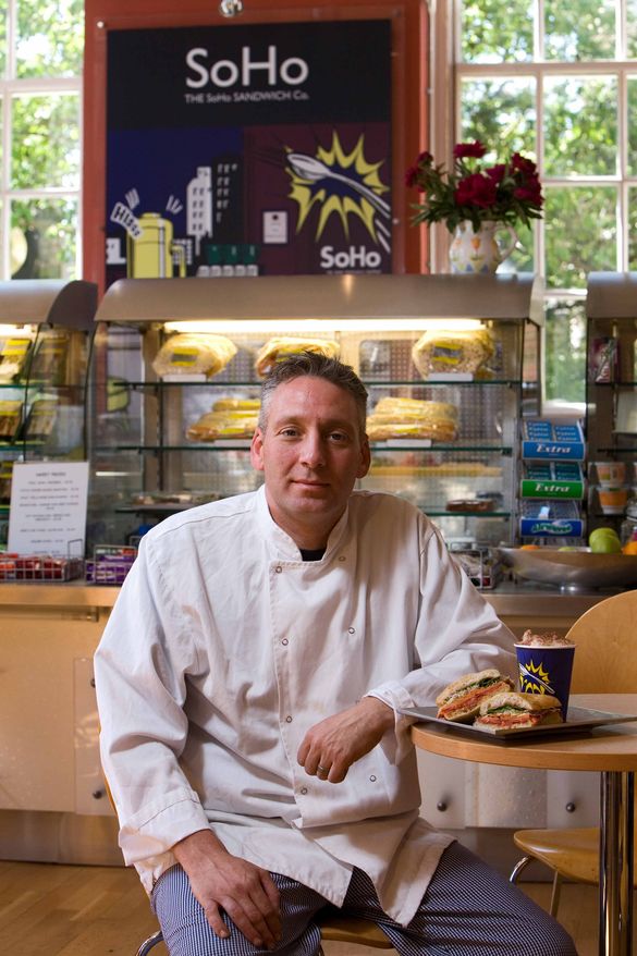 Adam Gilbert, the managing director at the SoHo Sandwich Company.