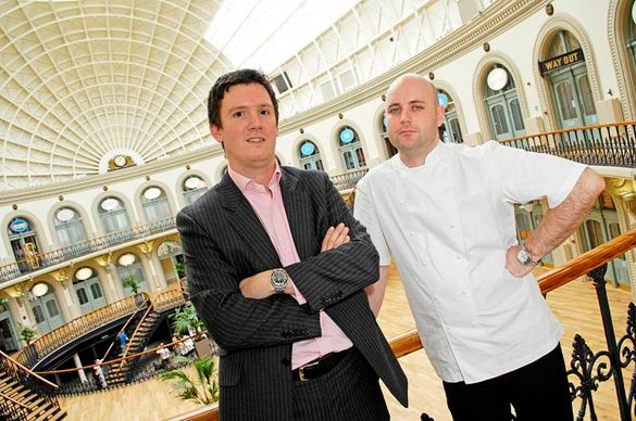 (L-R) Richard Saul � Threadneedle Investments, Anthony Flinn � Anthony�s 