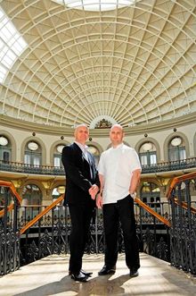 (L-R) Anthony Flinn Snr, Anthony Flinn 