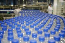 Environmentally Responsible Icelandic Glacial Bottles Move Through Production Line