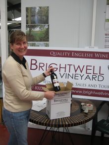 Meet Carol Nielsen at Brightwell Vineyard, Oxfordshire