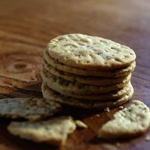 Godminster's Rosemary Water Biscuits