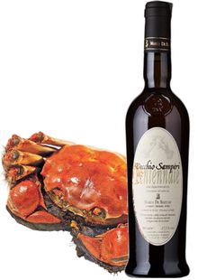 Chef Crab and Vecchio Samperi Composite