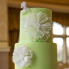 Quilled wafer paper cake by Sherry Hostler
