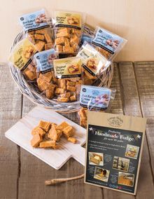 Cottage Delight's traditional fudge is available in seven varieties including Sea Salted Caramel, Ginger, Rum & Raisin, Chocolat
