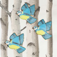 Blue Tit biscuits by Tessa Whitehouse