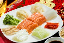 風生包撈起 (鮑魚三文魚撈起刺身)