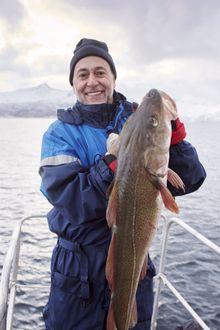 Michel and his catch of the Skrei