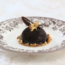 Mastering Chocolate recipe: hazelnut, ginger and caramel chocolate domes
