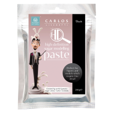 Carlos Lischetti HD Sugar Modelling Paste, Black
