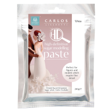 Carlos Lischetti HD Sugar Modelling Paste, White