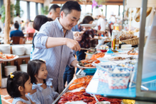 Harbourside Lunch & Dinner Buffets - A Family Affair with Dad