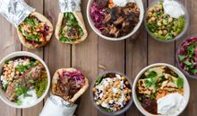 Gourmet Goat East Med food using sustainable British ingredients