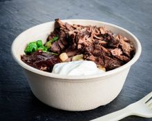 Gourmet Goat slow roast British rose veal salad box 2