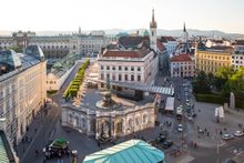 View on Vienna's old city centre